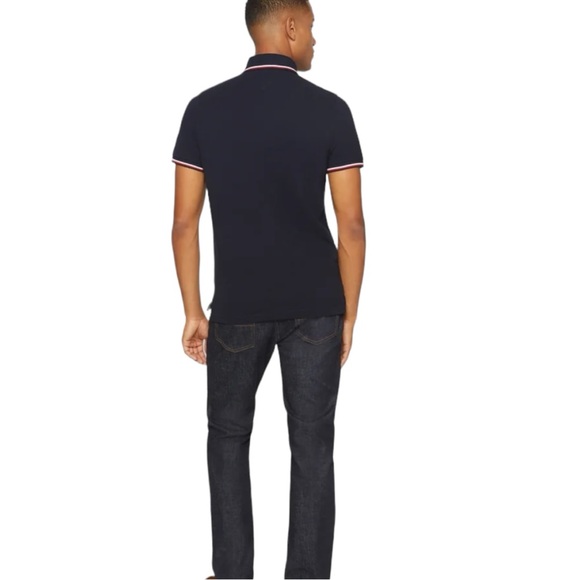 Navy Blue Tommy Hilfiger Polo Shirt (XL) - Picture 2 of 6